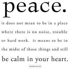 peace in heart
