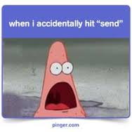 accidentally send