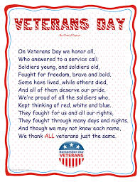 veterans day poem