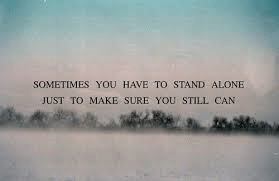 sometimes stand alone